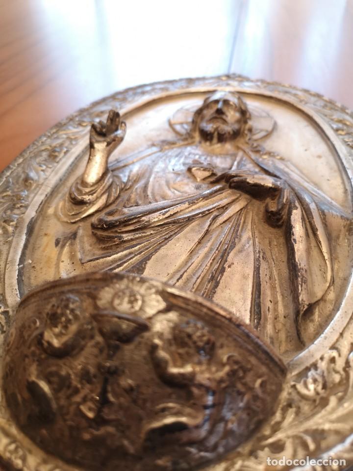 Antig&uuml;edades: Sagrado Coraz&oacute;n con benditera - Foto 4