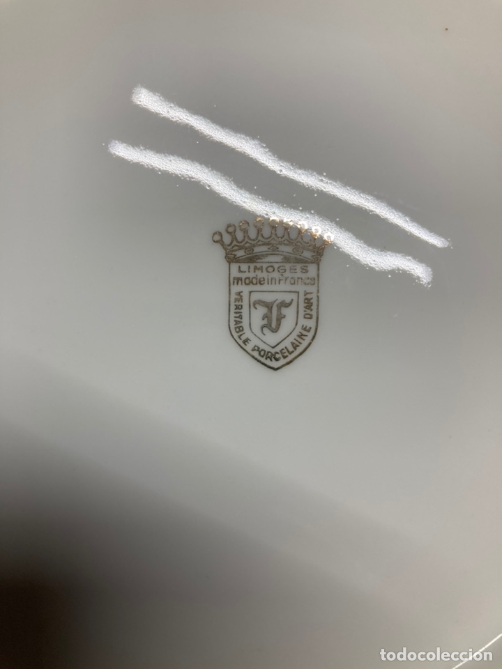 Antig&uuml;edades: Plato Limoges 19 cm - Foto 2