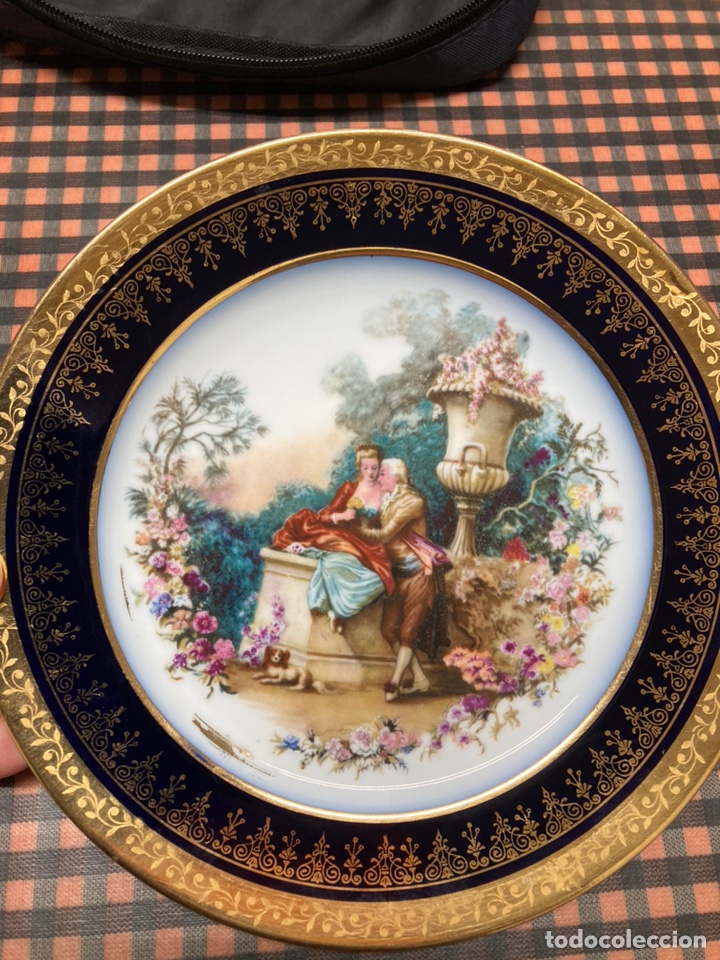 Antig&uuml;edades: Plato Limoges 19 cm - Foto 1