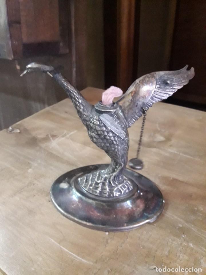 Antig&uuml;edades: mechero alpaca - Foto 2