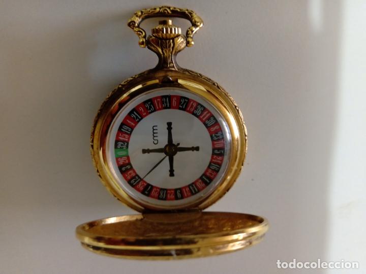 Antig&uuml;edades: RULETA CON FORMA RELOJ - Foto 2
