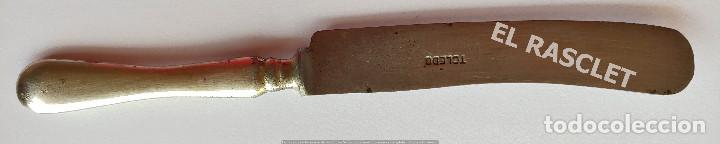 Antig&uuml;edades: ANTIG&Uuml;O CUCHILLO MARCA TOLEDO - MANGO PLATEADO - Foto 1