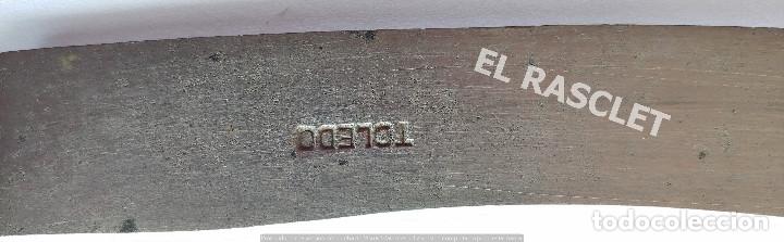 Antig&uuml;edades: ANTIG&Uuml;O CUCHILLO MARCA TOLEDO - MANGO PLATEADO - Foto 2
