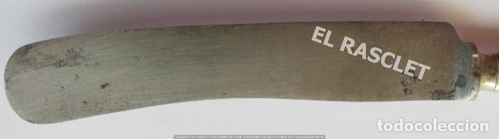 Antig&uuml;edades: ANTIG&Uuml;O CUCHILLO MARCA TOLEDO - MANGO PLATEADO - Foto 8