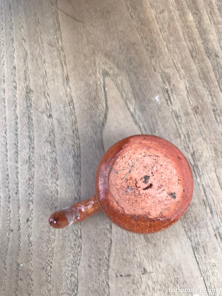 Antig&uuml;edades: Cazuela de queimada de barro antigua - Foto 4