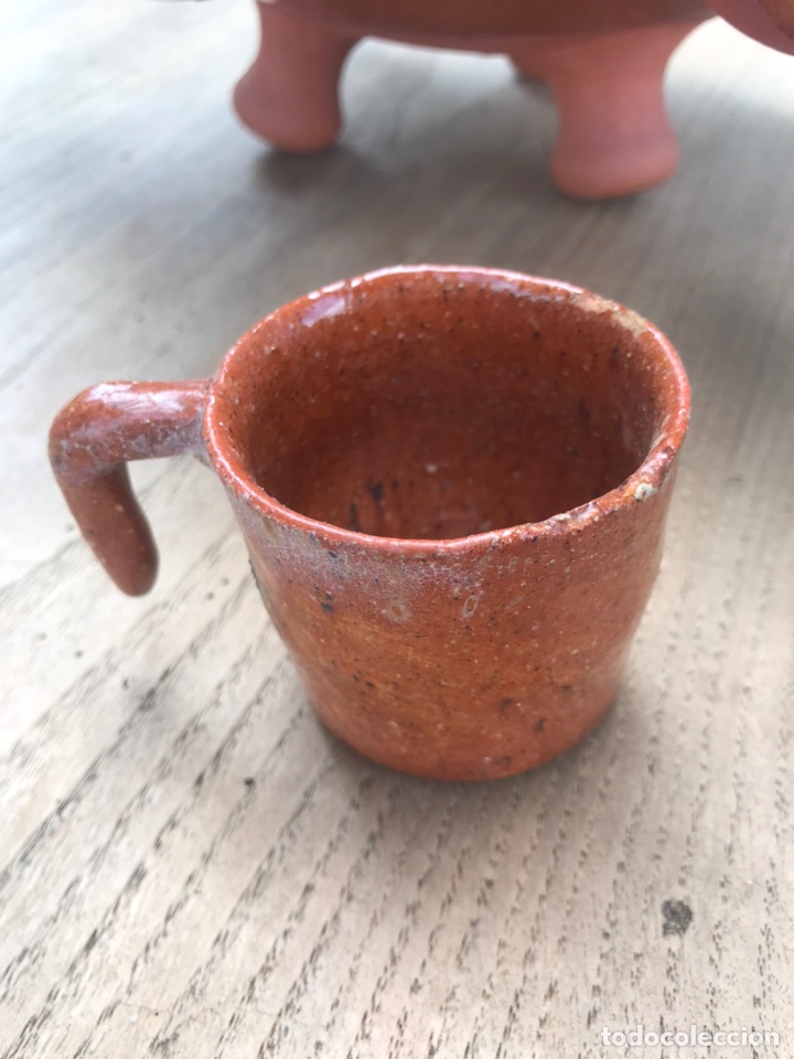 Antig&uuml;edades: Cazuela de queimada de barro antigua - Foto 5