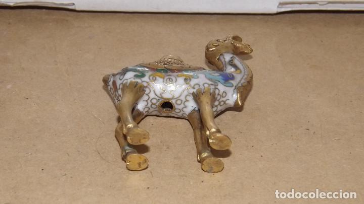 Antig&uuml;edades: CAMELLO CLOISONNE BRONCE ESMALTE - Foto 6