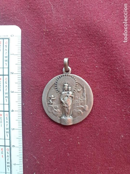 Medalla religiosa de plata. virgen del pilar de - Vendido en Venta