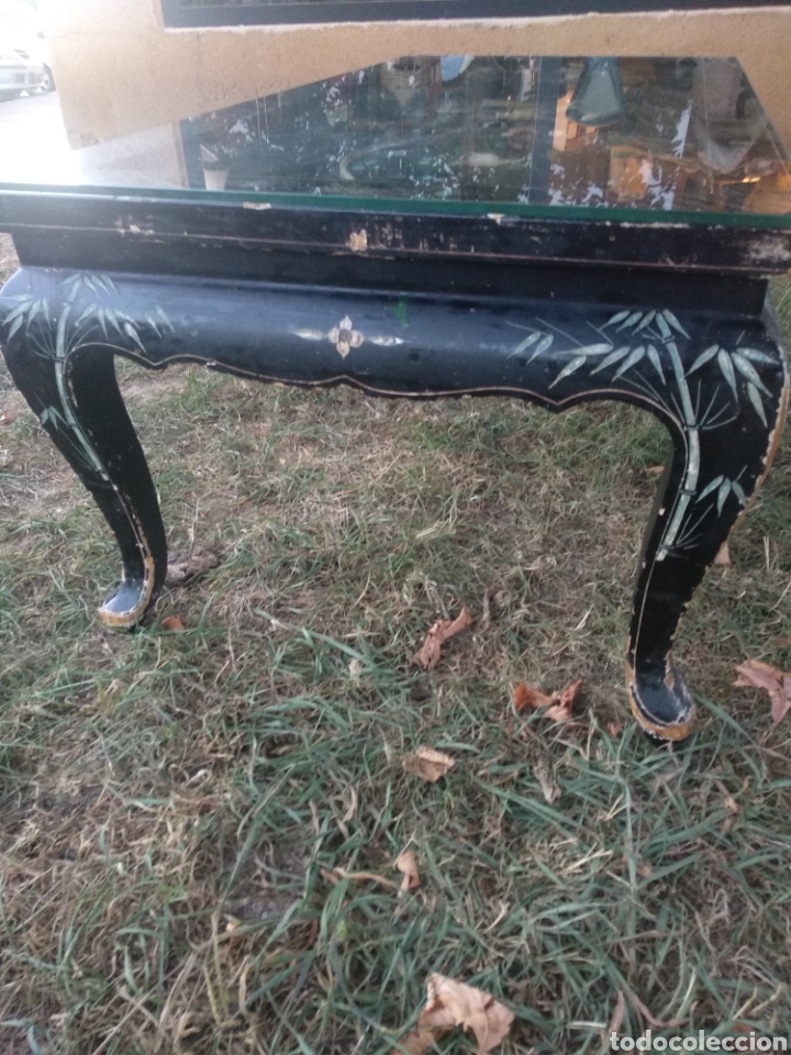 Antig&uuml;edades: Mesa oriental con incrustaciones de nacar - Foto 2