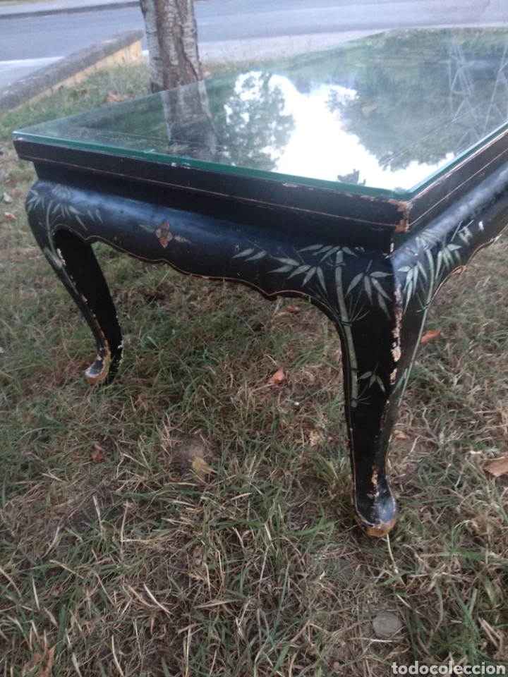Antig&uuml;edades: Mesa oriental con incrustaciones de nacar - Foto 4