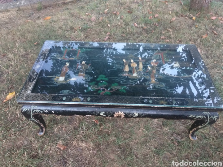 Antig&uuml;edades: Mesa oriental con incrustaciones de nacar - Foto 6