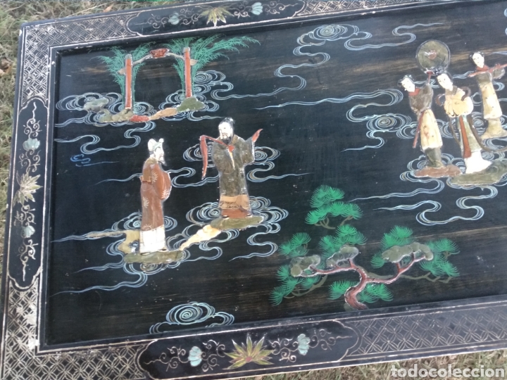 Antig&uuml;edades: Mesa oriental con incrustaciones de nacar - Foto 8
