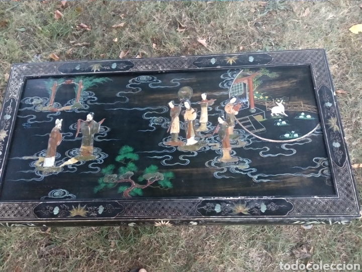 Antig&uuml;edades: Mesa oriental con incrustaciones de nacar - Foto 9