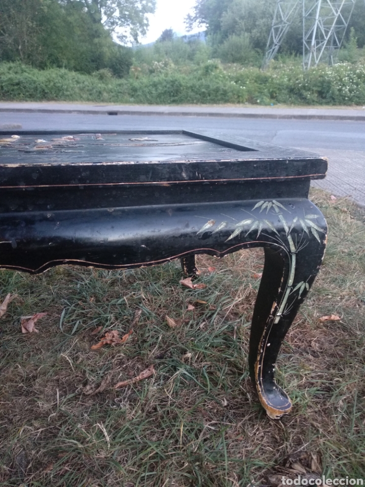 Antig&uuml;edades: Mesa oriental con incrustaciones de nacar - Foto 10