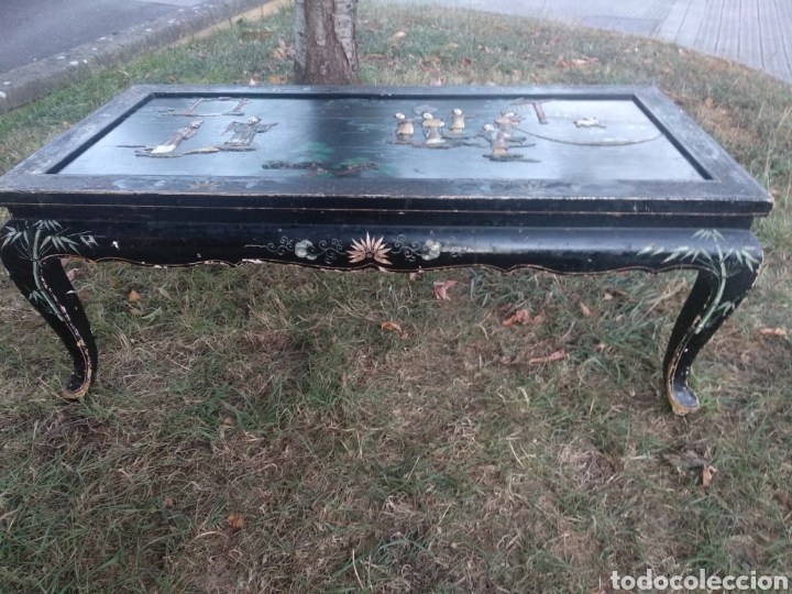 Antig&uuml;edades: Mesa oriental con incrustaciones de nacar - Foto 13