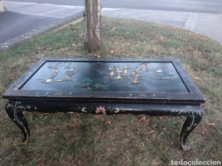 Antig&uuml;edades: Mesa oriental con incrustaciones de nacar - Foto 14