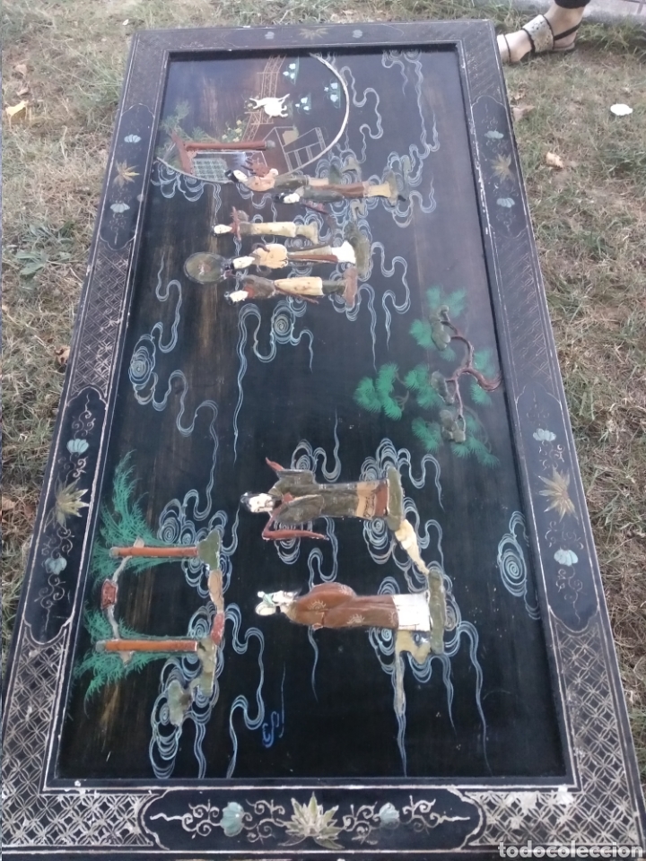 Antig&uuml;edades: Mesa oriental con incrustaciones de nacar - Foto 15