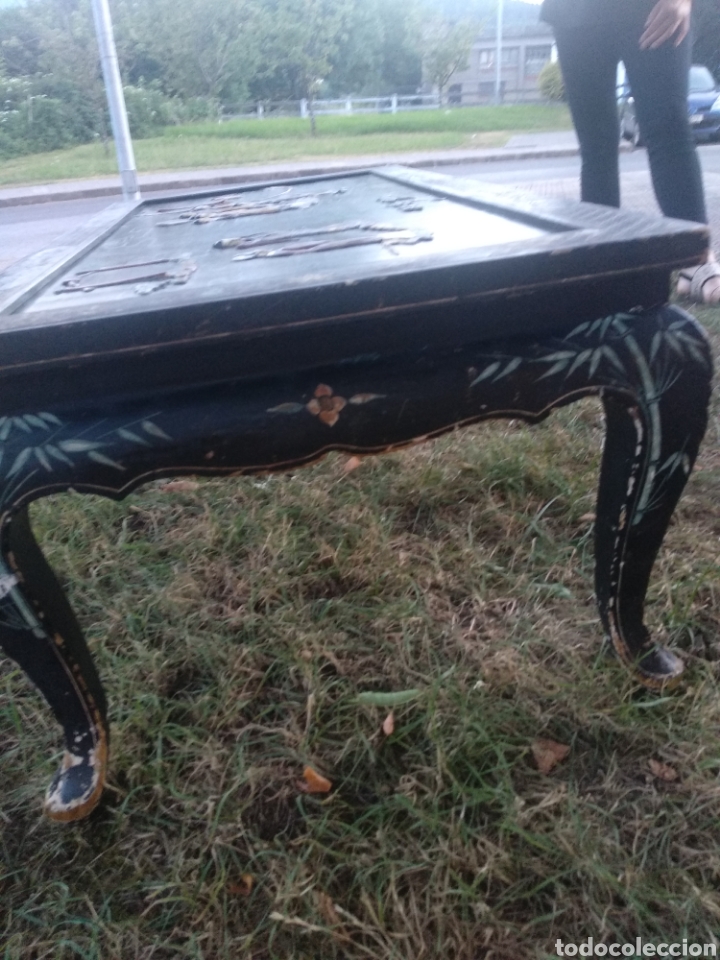 Antig&uuml;edades: Mesa oriental con incrustaciones de nacar - Foto 16