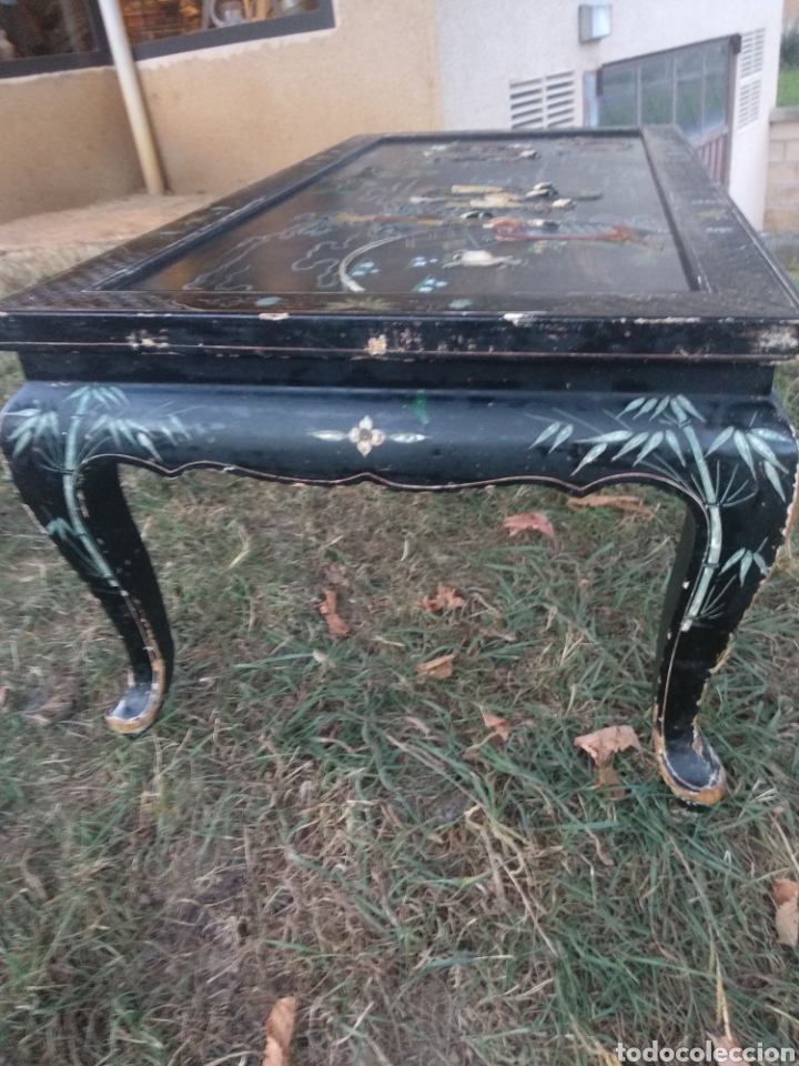 Antig&uuml;edades: Mesa oriental con incrustaciones de nacar - Foto 19