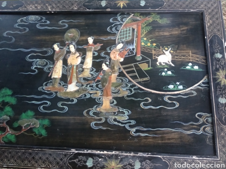 Antig&uuml;edades: Mesa oriental con incrustaciones de nacar - Foto 20