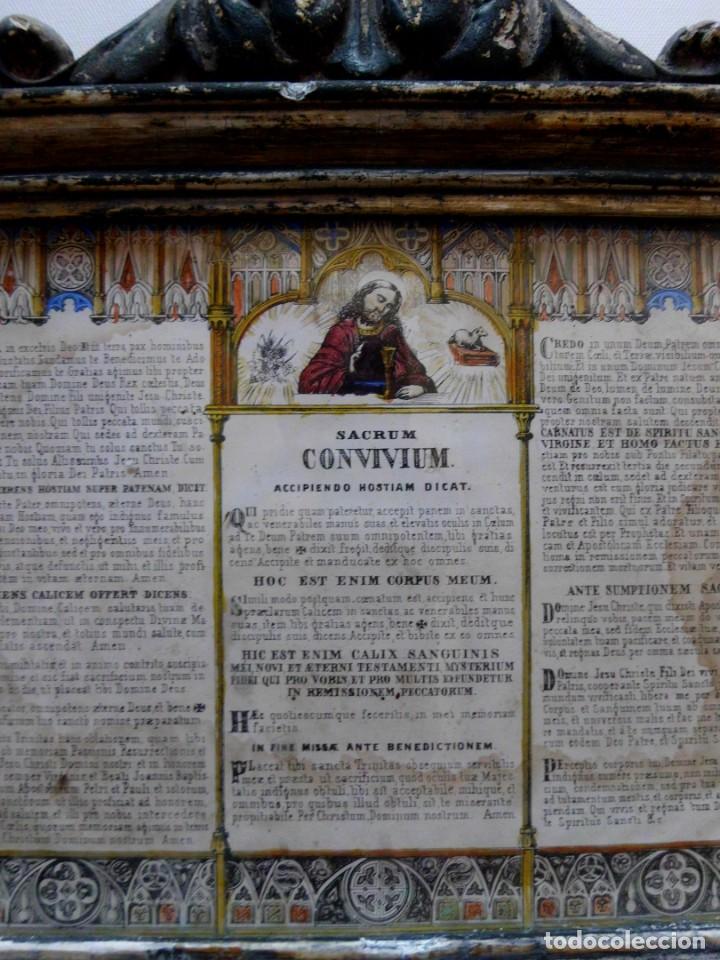 Antigüedades: Antiguo Sacrum Convivium ( para liturguia) - Foto 2 - 212915471