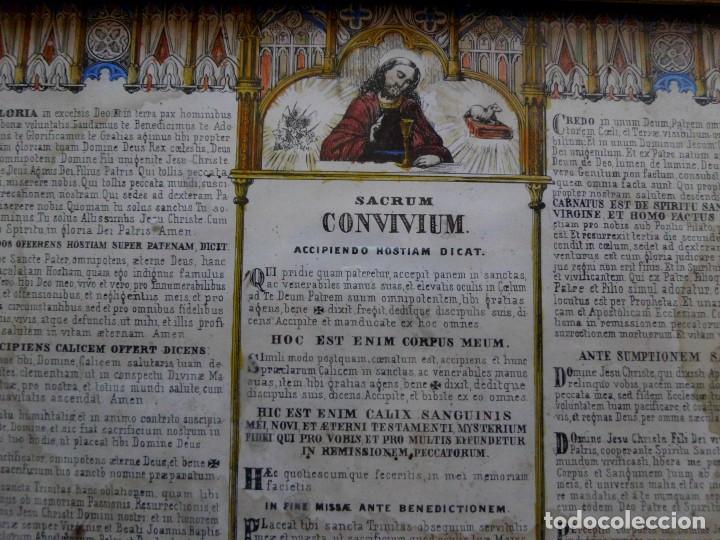 Antigüedades: Antiguo Sacrum Convivium ( para liturguia) - Foto 3 - 212915471