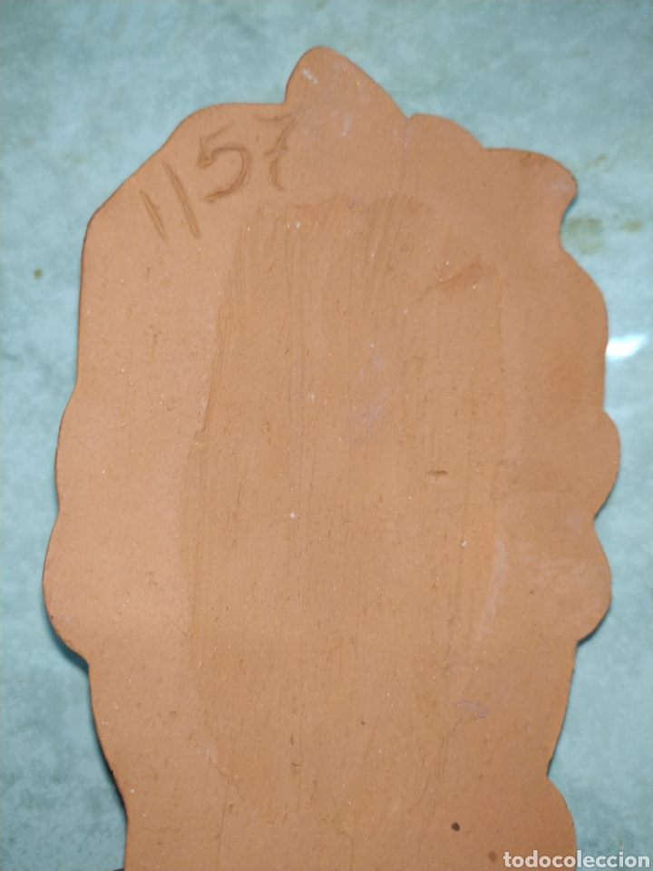 Antig&uuml;edades: Le&oacute;n de terracota siglo 19. - Foto 2