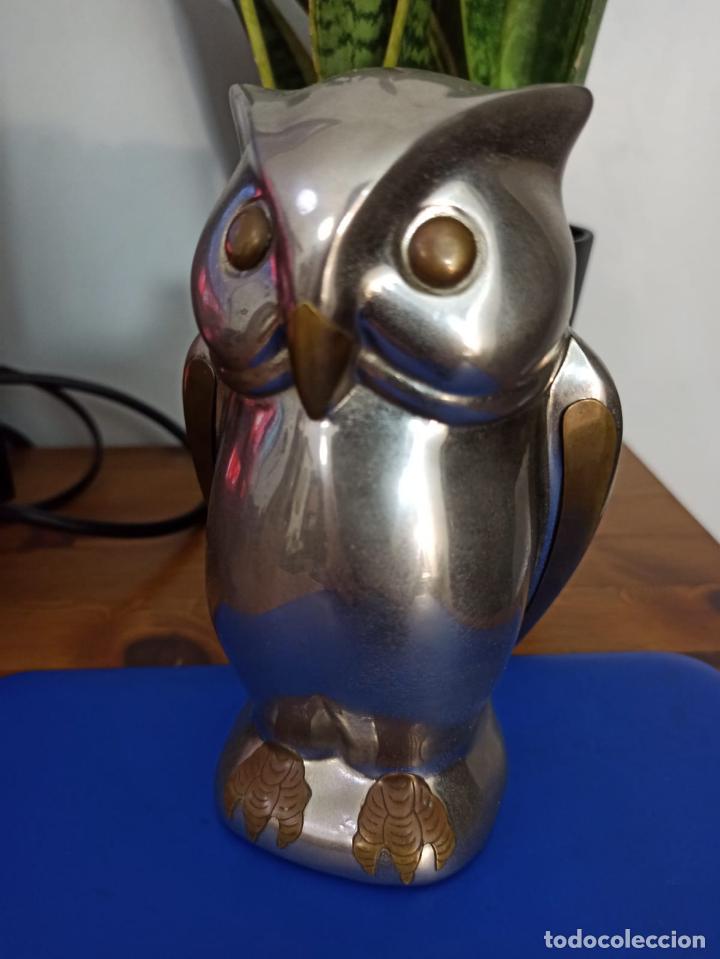 Antig&uuml;edades: BUHO DE METAL (C-18) - Foto 1