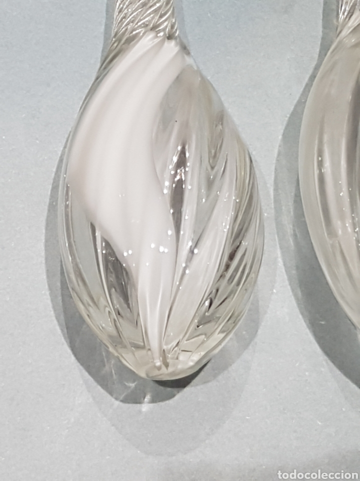 Antigüedades: Enormes gotas lágrimas macizas de lampara en cristal de Murano de Paolo Venini - Foto 4 - 213022613