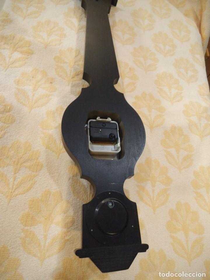 Antig&uuml;edades: BAR&Oacute;METRO-RELOJ DE MADERA - Foto 7
