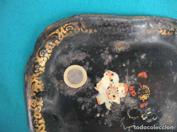 Antig&uuml;edades: BANDEJA ISABELINA DE CHAPA - Foto 4