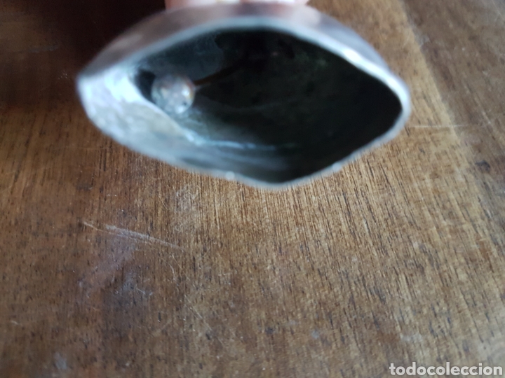 Antig&uuml;edades: Antigua campana de plata de cuna Beb&eacute; - Foto 3