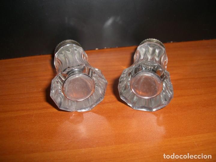 Antig&uuml;edades: LOTE SALERITOS CRISTAL Y PLATA - Foto 4