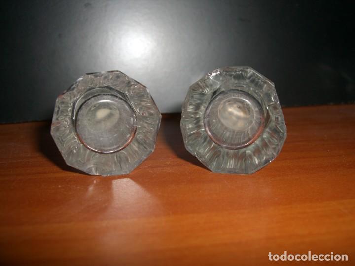 Antig&uuml;edades: LOTE SALERITOS CRISTAL Y PLATA - Foto 5