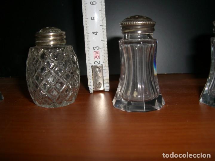 Antig&uuml;edades: LOTE SALERITOS CRISTAL Y PLATA - Foto 7