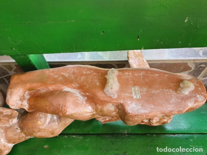 Antig&uuml;edades: Juego de 2 angeles en pl&aacute;stico duro - Foto 5