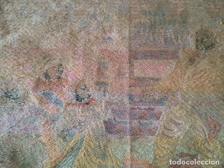 Antig&uuml;edades: Antigua pareja de tapices - Foto 30