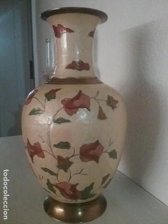 Antig&uuml;edades: Jarr&oacute;n de bronce cloisonne - Foto 1