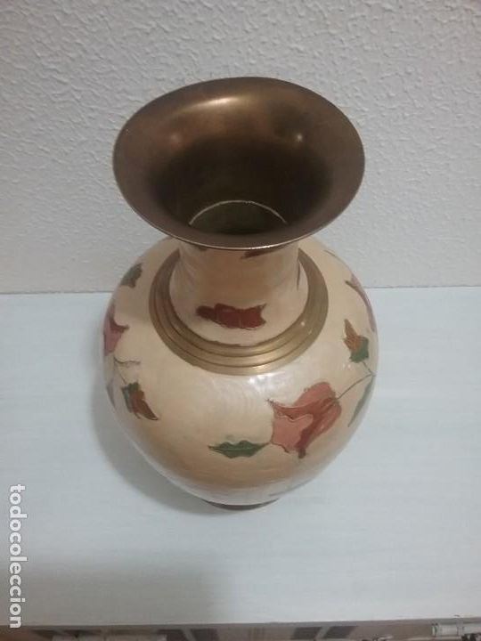 Antig&uuml;edades: Jarr&oacute;n de bronce cloisonne - Foto 6