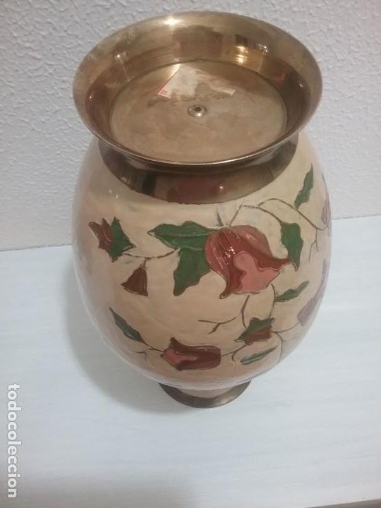 Antig&uuml;edades: Jarr&oacute;n de bronce cloisonne - Foto 7