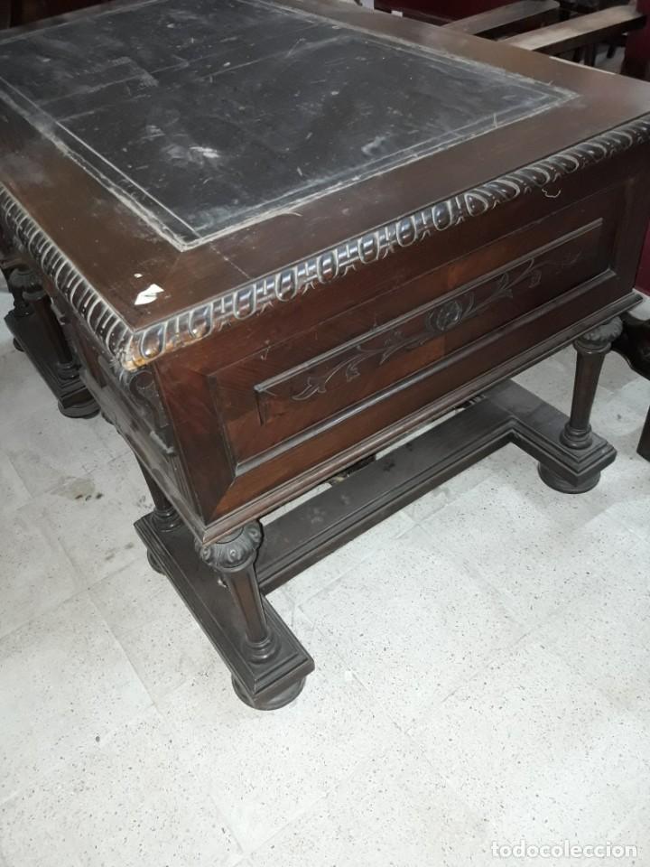 Antig&uuml;edades: mesa escritorio siglo XIX - Foto 2
