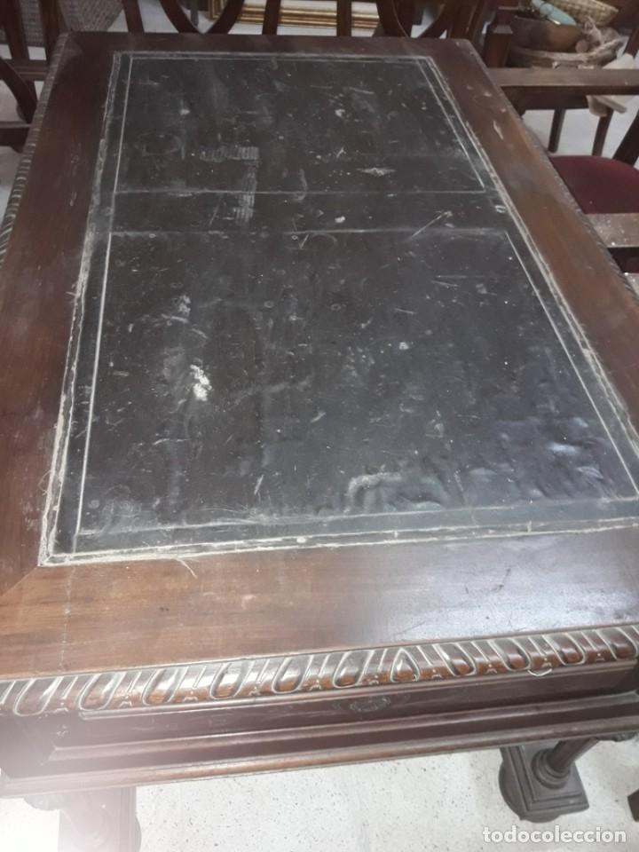 Antig&uuml;edades: mesa escritorio siglo XIX - Foto 3