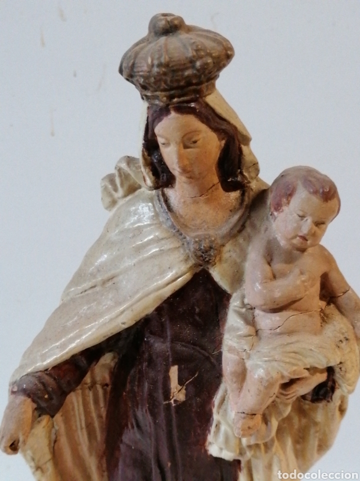 Antig&uuml;edades: Virgen de terracota - Foto 2