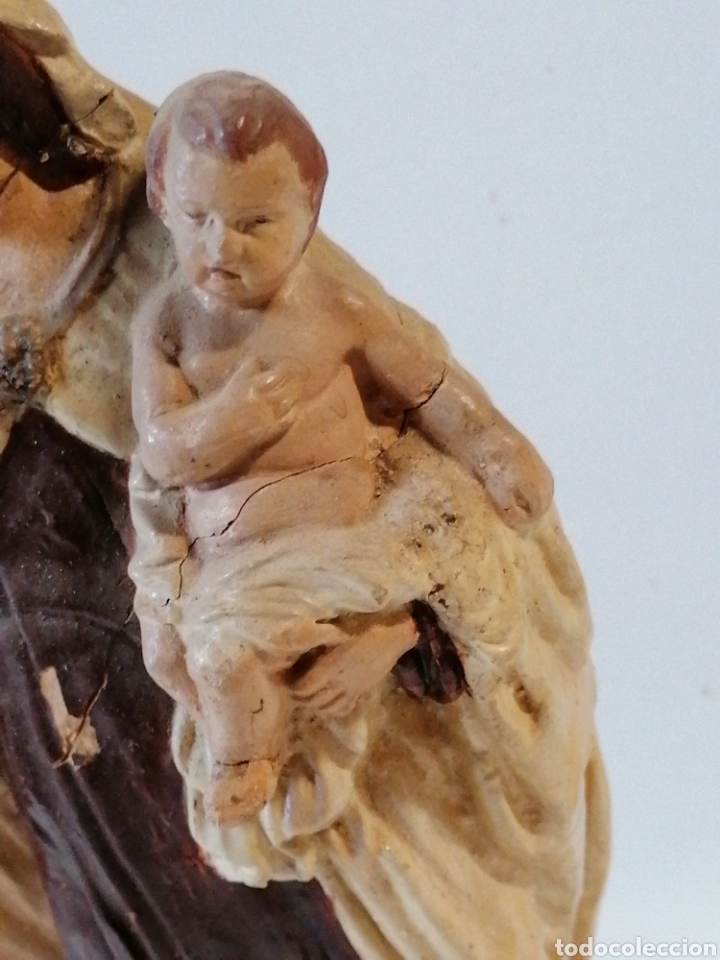 Antig&uuml;edades: Virgen de terracota - Foto 3