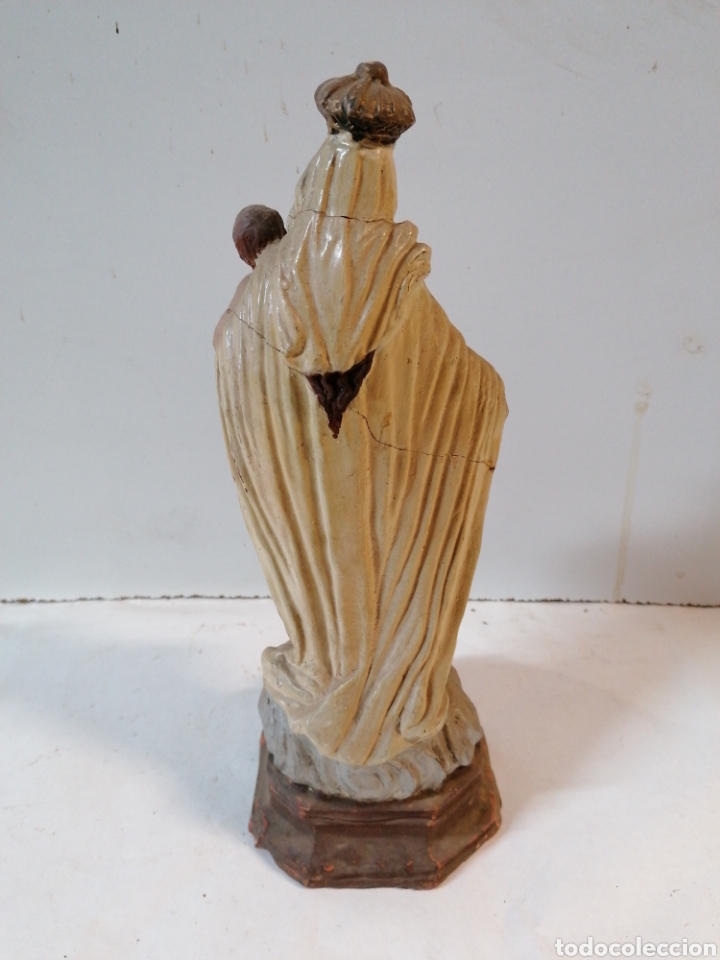 Antig&uuml;edades: Virgen de terracota - Foto 5