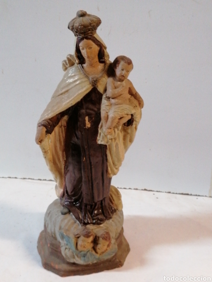 Antig&uuml;edades: Virgen de terracota - Foto 8