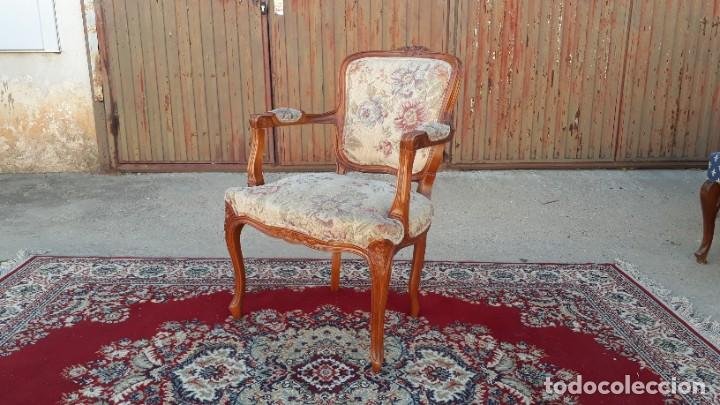 silla antigua estilo luis xv. silla descalzador - Compra venta en  todocoleccion