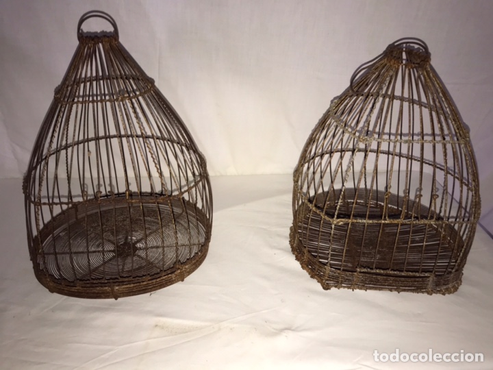 Antig&uuml;edades: Pareja de antiguas jaulas - Foto 5