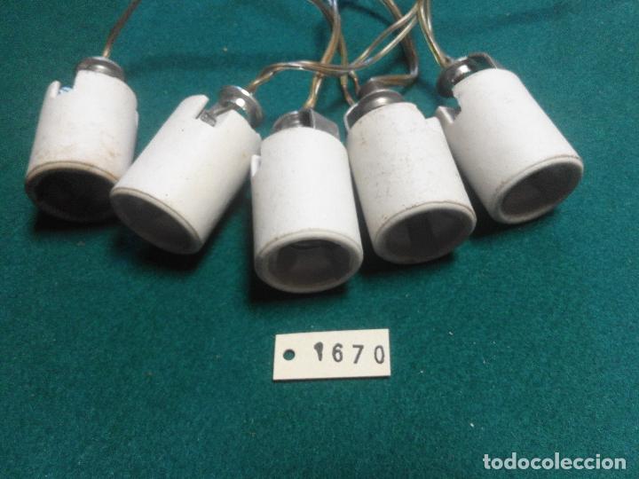 Antig&uuml;edades: LOTE PORTALAMPARAS - Foto 1