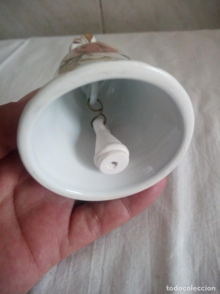 Antigüedades: Preciosa campana de porcelana. - Foto 5 - 213428345